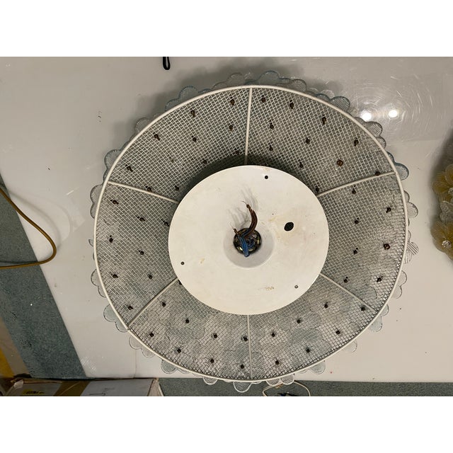 Large Murano Glass Flower Flush Mount by Seguso, 1960s For Sale - Image 3 of 9