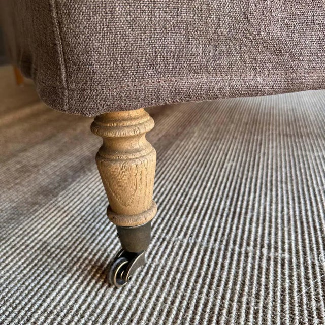 Not Yet Made - Made To Order Alma Chaise Lounge Slipcover Only - Cafe Noir For Sale - Image 5 of 6