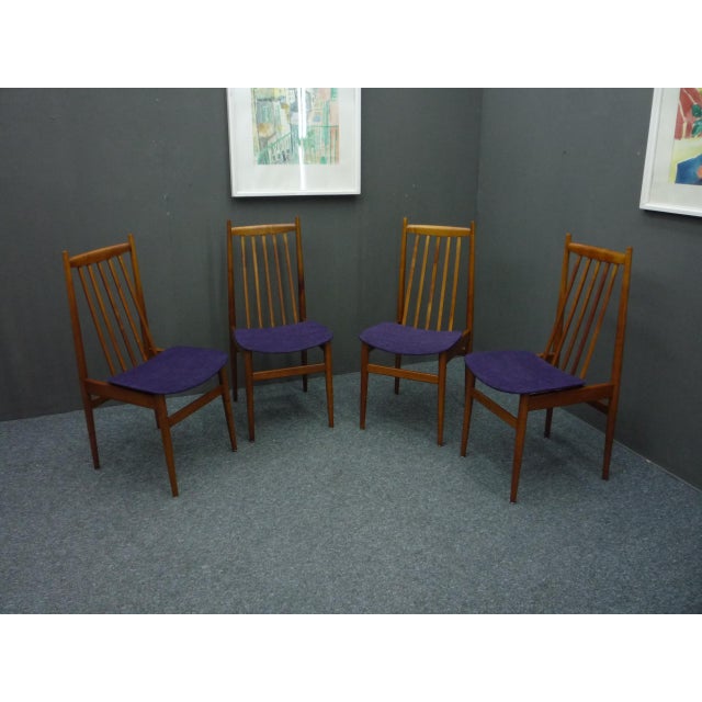 Dining Room Chairs in Cherry Wood from Casala, 1960s, Set of 4 For Sale - Image 14 of 14