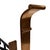 Copper 1930s Art Deco Modernist Copper and Iron Firedogs / Andirons, Pair For Sale - Image 8 of 8