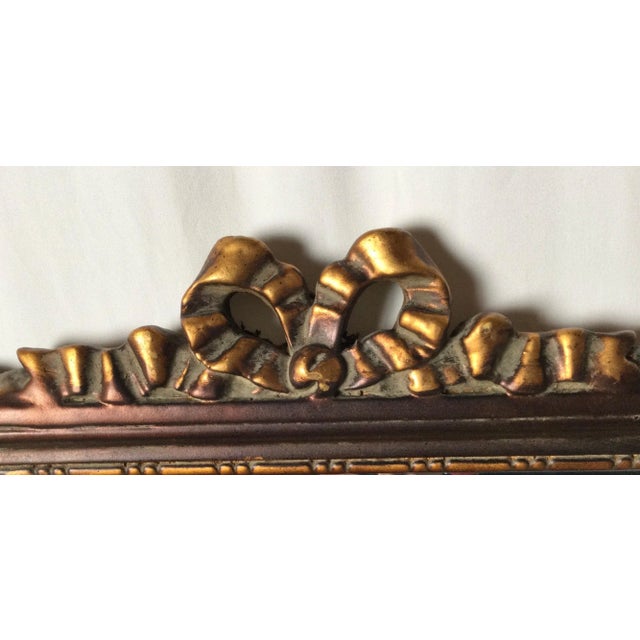 Late 20th Century Etched Giltwood Mirror For Sale In Philadelphia - Image 6 of 12