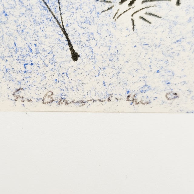 Drawing/Sketching Materials All Downhill - Eva Bouzard-Hui, C. 1994 For Sale - Image 7 of 11