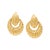 Cartier Vintage Cartier 18k Yellow Gold Door Knocker 1.5 Inch Long Lever Back Earrings, A Pair For Sale - Image 4 of 12