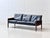 Mid-Century Modern Mid-Century Sofa in Rosewood and Black Cowhide Leather by Hans Olsen for Vatne Møbler For Sale - Image 3 of 18
