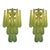 Glass Graniglia Green Conchiglie Murano Glass Gold Wall Sconce by Simoeng For Sale - Image 7 of 13