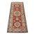 Kazak Runner 2’8” X 6’2” Red Wool Tribal Hand-Knotted Oriental Rug For Sale
