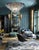 Glass Sapphire Colored Murano Glass Poliedri Chandelier For Sale - Image 7 of 15