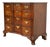 Councill Furniture Georgian Carved Solid Mahogany Block Front Chest of Drawers For Sale