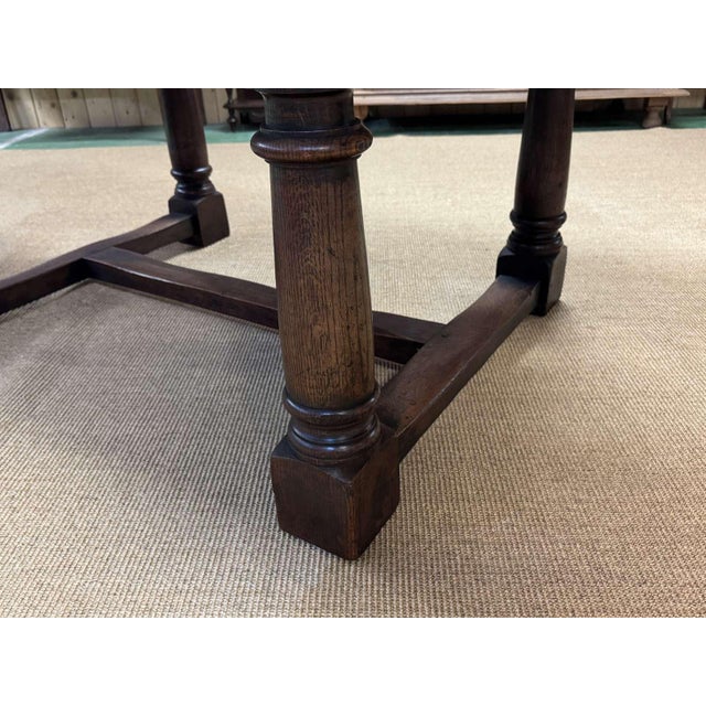 Late 19th Century English Monastery Table with Extensions in Elm and Oak For Sale - Image 11 of 18