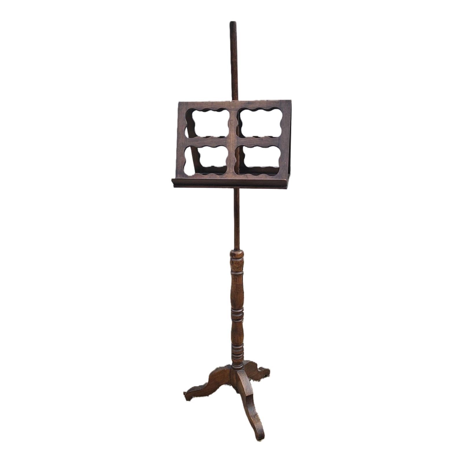 Antique French Wooden Double Lectern, 1920s | Chairish