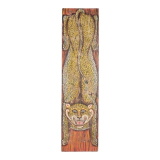 Vintage Indian Painted Panel For Sale