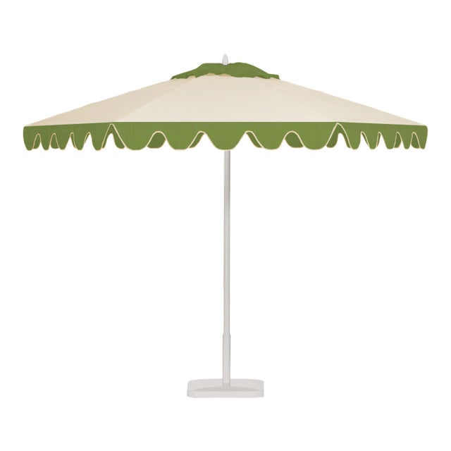 This listing is for a Set of 2 Kiwi Sorbet 9' Patio Umbrellas.The Kiwi Sorbet Market Umbrella is a 9' solid aluminum...