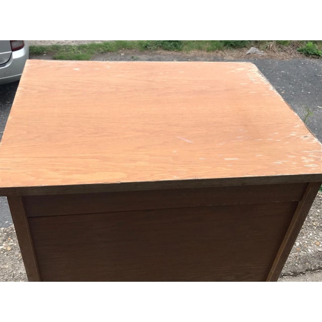 Industrial Tambour Front Cabinet, 1950s For Sale - Image 13 of 15