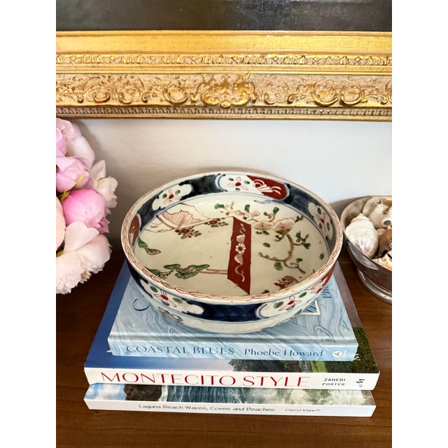 Antique Imari Bowl For Sale - Image 4 of 6