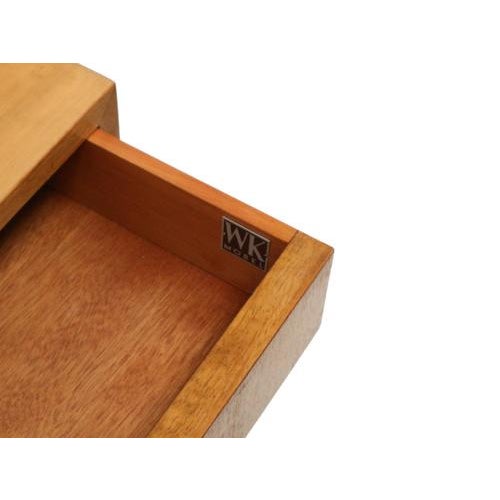 Vintage Desk with Slender Legs from WK Möbel, 1970s For Sale - Image 4 of 11