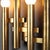 Brass-Plated Metal Wall Lamp, 1970s For Sale - Image 4 of 8
