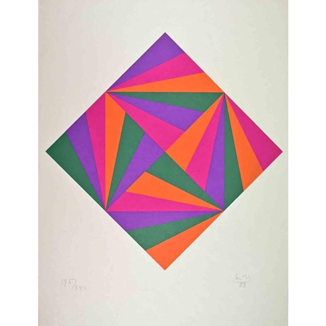 Contemporary Max Bill, Untitled, 1988, Lithograph For Sale - Image 3 of 3