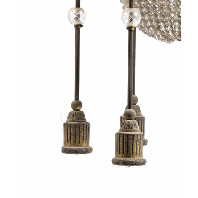 French 7-Light Ceiling Lamp, 19th Century For Sale - Image 3 of 6
