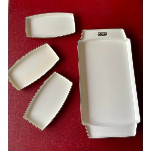 Italian Serving Set by Robex Coleppio, 1970s, Set of 4 For Sale - Image 6 of 7