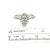 Diamond Engagement Ring 14k White Gold 0.90 TCW Certified For Sale - Image 10 of 11