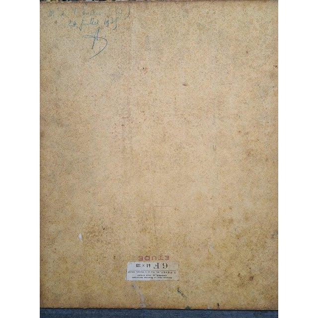 Early 20th Century Impressionist Barbizon School Landscape, Children at Play, Mont-De-l'Enclus Painting by Georges Guerin For Sale - Image 9 of 11