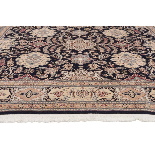 Vintage Chinese Nain Rug, 08'00 X 09'07 For Sale - Image 4 of 10