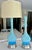Pair Murano Italian Sky Blue Table Lamp For Sale - Image 11 of 12