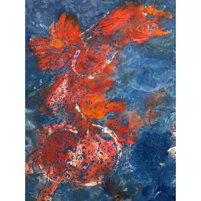 Early 20th Century Robert Beauchamp, American Neo Expressionist "Wild Horses" Modernist Oil Painting For Sale - Image 5 of 6