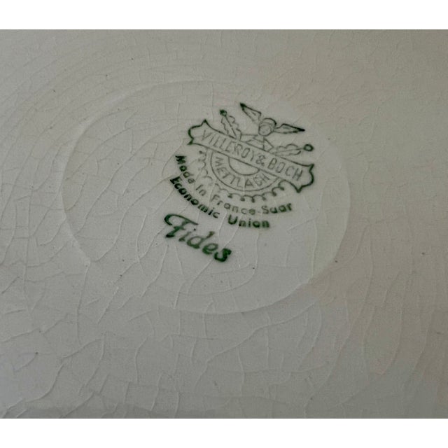 This platter is a gorgeous vintage Villeroy & Boch blue and white porcelain platter made in France produced at the...