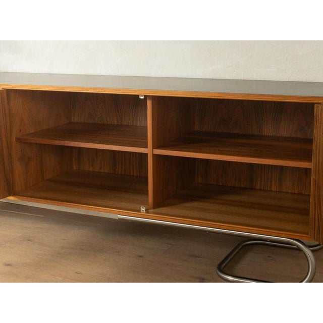 Blue Mid-Century German Wood Sideboard For Sale - Image 8 of 10