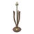 1950s Mid Century Modern Sculptural Walnut Table Lamp For Sale