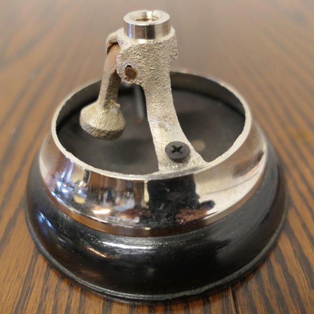 1920s Art Deco Chrome Courtesy Counter Top Bell, 1920s For Sale - Image 5 of 7