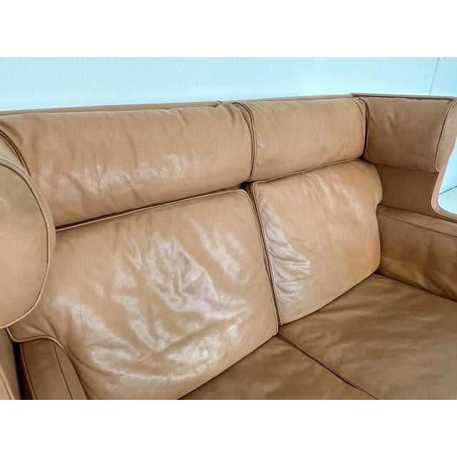 Leather 2292 Coupe Sofa by Børge Mogensen for Fredericia, 1960s For Sale - Image 12 of 16