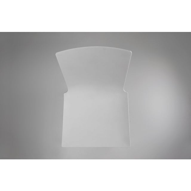 Plastic Vintage White Design Chair, Belgium, 2000s For Sale - Image 7 of 11