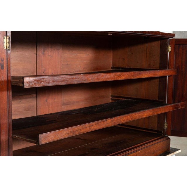 Monumental Irish Georgian Mahogany Glazed Bookcase, 1810 For Sale - Image 10 of 14