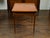 French French 19th Century Walnut Side Table with Gilt Embossed Leather Top and Drawer For Sale - Image 3 of 12