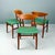 Teak Chairs from Naestved Møbelfabrik, Denmark, 1960s, Set of 3, in Good conditions. Designed 1960 to 1969 This piece has...