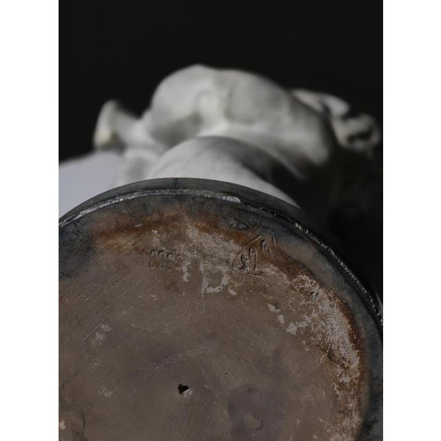 Art Nouveau Large Putto Cherub Figure attributed to Michael Andersen & Sons, Denmark, 1960s For Sale - Image 15 of 16