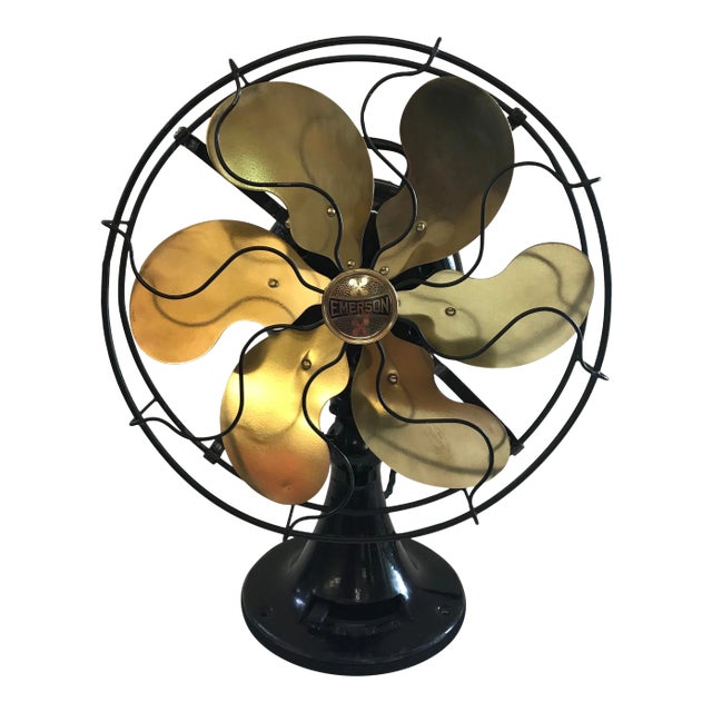 1920s Emerson 2766 Six Blade Electric Fan For Sale