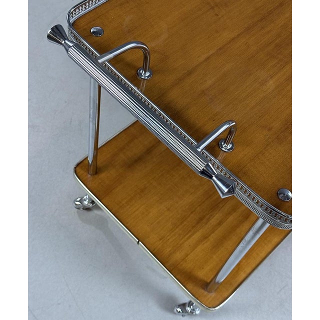 Serving Trolley in the style of Maison Jansen, France, 1960s For Sale - Image 6 of 9