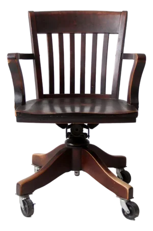 Antique Johnson Chair Co Swivel Desk Chair