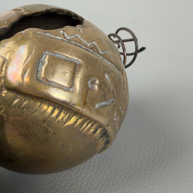 After Guido Armeni, Abstract Sphere, 20th Century, Bronze on Marble Base For Sale - Image 9 of 13