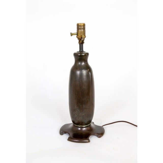 1900 Arts & Crafts Bronze Table Lamp For Sale In San Francisco - Image 6 of 9