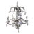 1970's Hollywood Regency Large Patinated Iron Palm Tree Chandelier Attrib. Hans Kogl For Sale