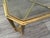 Vintage Hollywood Regency Style Brass and Smoked Glass Coffee Table, 1970s For Sale - Image 10 of 17