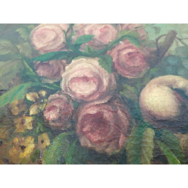 Still Life, Oil on Canvas, Framed For Sale - Image 13 of 16