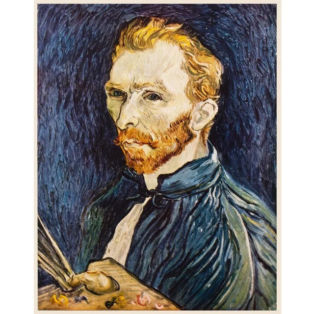 1950s 1950s After Van Gogh "Self-Portrait", First Edition Post-Impressionist Print For Sale - Image 5 of 7