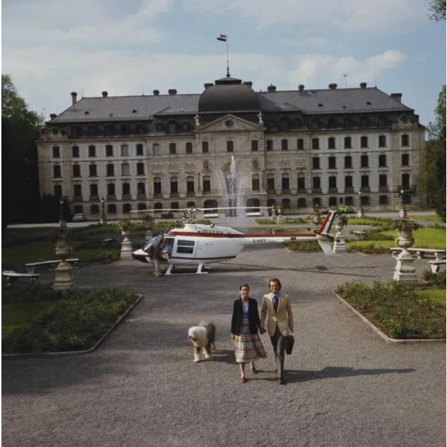 Von furstenberg (1977) limited estate stamped (photo by slim aarons) his serene highness heinrich von und zu furstenberg...