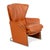 Modern Unus Leather Chrome Armchair in Brown Cognac wirh Manual Function from FSM For Sale - Image 3 of 18