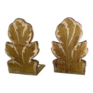 1990s Vintage Italian Florentine Bookends - Set of 2 For Sale